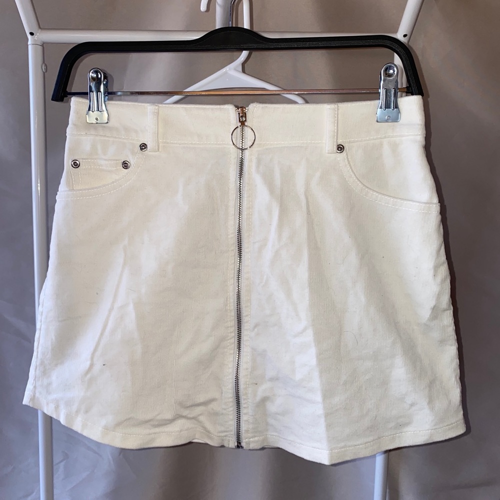 White skirt